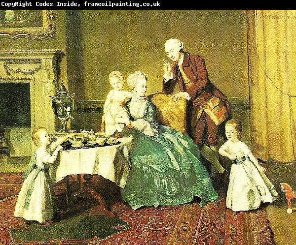 Johann Zoffany lord willoughby and his family. c.